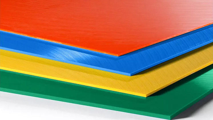 colored HDPE plastic sheets